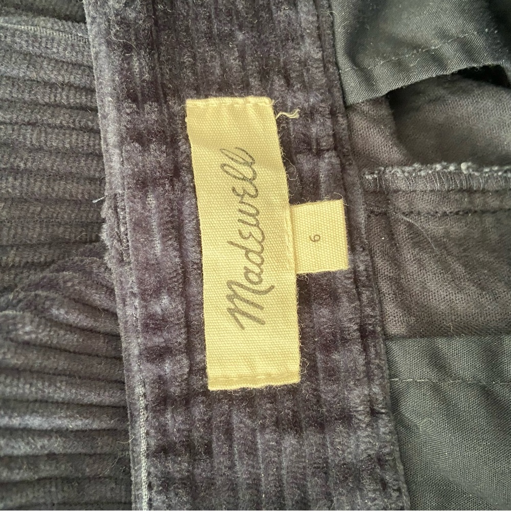 Madewell Women's Navy Wide Leg Pants - Picture 4 of 10